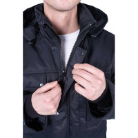 Зимняя куртка ГК Спецобъединение ЗАЩИТА черная Кур 412/104/158