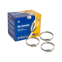 Хомут KRAFT 40-60 мм, нержавеющая сталь, уп. 50 шт. KT 880408