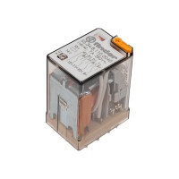 Промежуточное реле Finder 4 перекидных контакта 7А, 110В AC, 553481100040