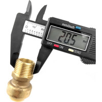 Соединитель Boutte Toutub НР 1/2" - 16 мм 3178174