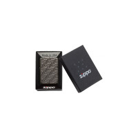Зажигалка ZIPPO Armor с покрытием High Polish Black Ice, латунь/сталь, чёрная, 38x13x57 мм, 49173