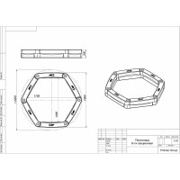 Песочница POLIMER GROUP 6 секционная DP6S