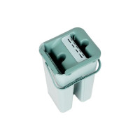 Швабра для пола Рыжий кот с насадкой из микрофибры и ведром Clean hands 310459