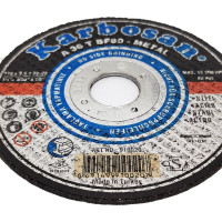 Диск отрезной по металлу 115х2.5х22 мм Karbosan KAR-910020