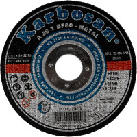 Диск отрезной по металлу 115х2.5х22 мм Karbosan KAR-910020