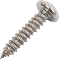 Саморез с полукруглой головкой КРЕП-КОМП нержавейка А2, DIN7981, 5.5х25, 500 шт. шпн5525