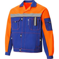 Костюм СОЮЗСПЕЦОДЕЖДА Профессионал-2 с СОП василек/оранжевый/черный, р. 52-54 рост 182-188 2000000020600