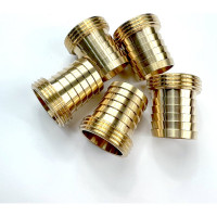 Штуцер латунный для шлангов наружная резьба 1 х елочка 25 мм, 5 шт Профитт 9279387