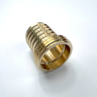 Штуцер латунный для шлангов наружная резьба 1 х елочка 25 мм, 5 шт Профитт 9279387