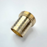 Штуцер латунный для шлангов наружная резьба 1 х елочка 25 мм, 5 шт Профитт 9279387