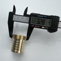 Штуцер латунный для шлангов наружная резьба 1 х елочка 25 мм, 5 шт Профитт 9279387