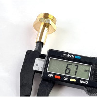 Наконечник латунный наружная резьба 1/2 х елочка 10 мм + хомут Профитт 4823457