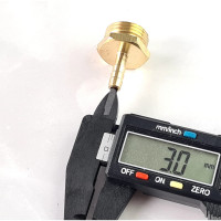 Наконечник латунный наружная резьба 1/2 х елочка 6 мм + хомут Профитт 4823433