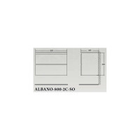 Подвесная база под раковину BelBagno ALBANO-800-2C-SO-RR