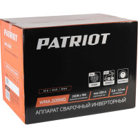 Сварочный инверторный полуавтомат PATRIOT WMA 205MQ MIG/MAG/MMA, полуавтоматическая сварка в среде 605302155