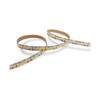 Светодиодная лента Wolta от напряжения 12В, SMD2835 24Вт, 4000К Дневной белый свет, защита IP20, 240 светодиодов на метр, ширина 10 мм, длина 5 метров, артикул WLS2835-24W/4000/12H240-01