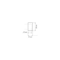 Заглушка Peora DIY золото глянец 16 мм 2 шт 52111