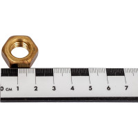 Шестигранная гайка DINFIX DIN 934, латунь, М12, 10 шт. 00-00001730