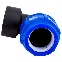 Компрессионный отвод VALFEX ПНД, с внутренней резьбой, 40x1 1/2" 1210012340112