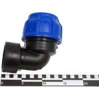 Компрессионный отвод VALFEX ПНД, с внутренней резьбой, 63x2" 1210012363200