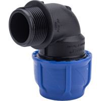 Компрессионный отвод VALFEX ПНД, с наружной резьбой, 40x1 1/4" 1210012440114