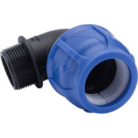 Компрессионный отвод VALFEX ПНД, с наружной резьбой, 40x1 1/4" 1210012440114