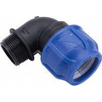 Компрессионный отвод VALFEX ПНД, с наружной резьбой, 40x1 1/4" 1210012440114