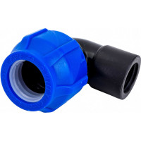 Компрессионный отвод VALFEX ПНД, с внутренней резьбой, 25x1/2" 1210012325012