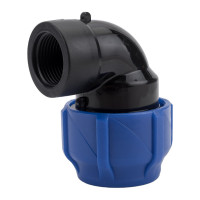 Компрессионный отвод VALFEX ПНД, с внутренней резьбой, 32x3/4" 1210012332034