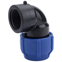 Компрессионный отвод VALFEX ПНД, с внутренней резьбой, 32x1" 1210012332100