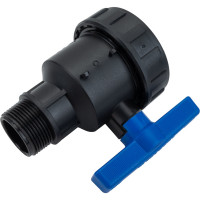 Компрессионный шаровой кран VALFEX ПНД НР/ВН резьба разборный 1 1/4"-1"Ду33 1210012114100