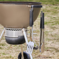 Набор: щипцы, щетка и лопатка для барбекю и гриля СОКОЛ Комфорт 62-0048