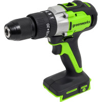 Ударная аккумуляторная дрель-шуруповерт Greenworks GD24DD60 3704107