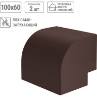 Внешний угол TDM ELECTRIC КМН, бук, 100х60 упаковка 2 шт SQ0411-0317