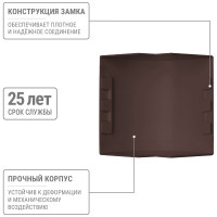 Внешний угол TDM ELECTRIC КМН, бук, 100х60 упаковка 2 шт SQ0411-0317