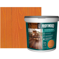 Водно-дисперсионный антисептик-лазурь PROFIWOOD (декоративный; атмосферостойкий; орегон; 0.9 кг) 4013