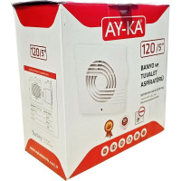Вентилятор AY-KA диаметр 120 мм, с индикацией, белый 2512200