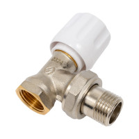 Радиаторный вентиль MVI угловой, ручной регулировки 1/2" TR.210.04