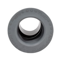 Переход с чугуна на пластик VALFEX 50x75, внутренняя канализация с манжетой 23050075М