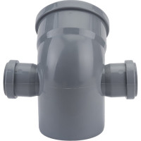 Универсальный отвод VALFEX 110/50x45, левый-правый, внутренняя канализация 23113150