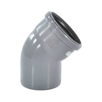 Отвод VALFEX 45 градусов, 50 мм, внутренняя канализация 20102050