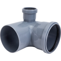 Универсальный отвод VALFEX 110/50x87.5, левый, внутренняя канализация 23121150