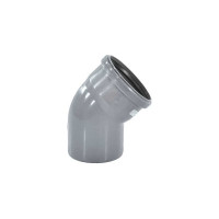 Отвод VALFEX 45 градусов, 40 мм, внутренняя канализация 20102040