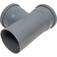 Тройник VALFEX 87.5 градусов, 110-110, внутренняя канализация 24110110