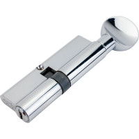 Цилиндровый механизм Вантаж 5 ключей, хром PC80, 45Cх35 CP