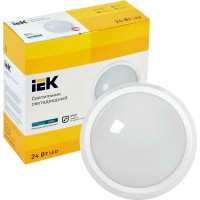 Светильник IEK LED ДПО 5060 24Вт, 4000К, IP65, круг, белый LDPO0-5060-24-4000-K01