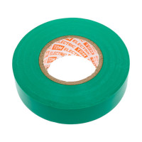 Изолента TDM ELECTRIC ПВХ, профессиональная, 0,18x19 мм, зеленая, 20 м SQ0526-0064