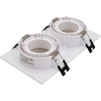 Встраиваемый декоративный светильник ЭРА KL902 WH MR16/GU5.3 белый, пластиковый Б0054371