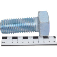 Болты КРЕП-КОМП DIN 931, с неполной резьбой, цинк, 30x70 мм, пр. 8.8, 25 кг/ 39 шт. дин931ц8.8-3070