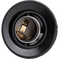 Патрон электрический General Lighting Systems GLH-E27-CAR-H-B-R (подвесной с кольцом, E27, карболит, черный) 474003